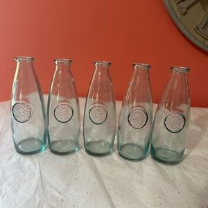 7” glass jar containers